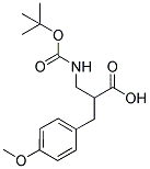 2-(TERT-BUTOXYCARBONYLAMINO-METHYL)-3-(4-METHOXY-PHENYL)-PROPIONIC ACID 结构式