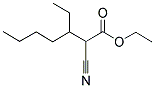 ETHYL 2-CYANO-3-ETHYLHEPTANOATE 结构式