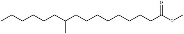 10-甲基十六烷酸甲酯 结构式