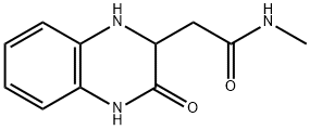 N-甲基-2-(3-氧代-1,2,3,4-四氢-喹喔啉-2-基)-乙酰胺 结构式
