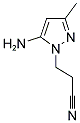 3-(5-AMINO-3-METHYL-PYRAZOL-1-YL)-PROPIONITRILE 结构式