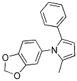 1-(1,3-BENZODIOXOL-5-YL)-2-METHYL-5-PHENYL-1H-PYRROLE 结构式