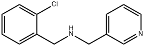 (2-CHLORO-BENZYL)-PYRIDIN-3-YLMETHYL-AMINE 结构式