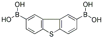 8-(DIHYDROXYBORYL)DIBENZO[B,D]THIOPHEN-2-YLBORONIC ACID 结构式