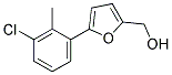 [5-(3-CHLORO-2-METHYLPHENYL)-2-FURYL]METHANOL 结构式