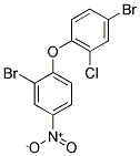 2-BROMO-1-(4-BROMO-2-CHLOROPHENOXY)-4-NITROBENZENE 结构式