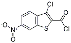 3-Chloro-6-nitro-benzo[b]thiophene-2-carbonyl chloride 结构式