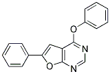 4-Phenoxy-6-phenylfuro[2,3-d]pyrimidine 结构式