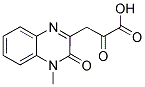 3-(4-Methyl-3-oxo-3,4-dihydro-2-quinoxalinyl)-2-oxopropanoic acid 结构式