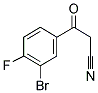 3'-溴-4'-氟苯甲酰基乙腈 结构式