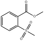 2-(甲基磺酰基)苯甲酸甲酯 结构式