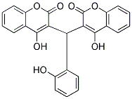 4-HYDROXY-3-[(4-HYDROXY-2-OXO-2H-CHROMEN-3-YL)(2-HYDROXYPHENYL)METHYL]-2H-CHROMEN-2-ONE 结构式