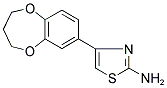 4-(3,4-DIHYDRO-2H-1,5-BENZODIOXEPIN-7-YL)-1,3-THIAZOL-2-AMINE 结构式