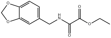 ETHYL N-[3,4-(METHYLENE-DIOXYPHENYL)-METHYL]-OXAMATE 结构式