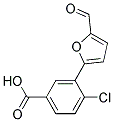 4-CHLORO-3-(5-FORMYL-FURAN-2-YL)-BENZOIC ACID 结构式