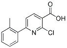 2-CHLORO-6-(2-METHYLPHENYL) NICOTINIC ACID 结构式