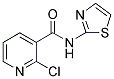 2-CHLORO-N-(1,3-THIAZOL-2-YL)NICOTINAMIDE 结构式