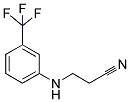 3-(3-TRIFLUOROMETHYL-PHENYLAMINO)-PROPIONITRILE 结构式