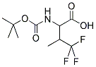 2-TERT-BUTOXYCARBONYLAMINO-4,4,4-TRIFLUORO-3-METHYL-BUTYRIC ACID 结构式