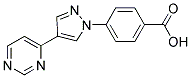 4-(4-PYRIMIDIN-4-YL-1H-PYRAZOL-1-YL)BENZOIC ACID 结构式