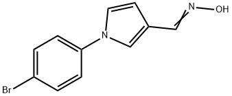 1-(4-BROMOPHENYL)-1H-PYRROLE-3-CARBALDEHYDE OXIME 结构式