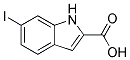 6-IODO-1H-INDOLE-2-CARBOXYLIC ACID 结构式