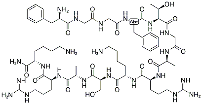 (PHE1-(R)-GLY2)-NOCICEPTIN (1-13) AMIDE 结构式