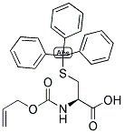 ALOC-CYS(TRT)-OH 结构式