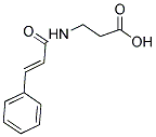 3-[[(2E)-3-PHENYLPROP-2-ENOYL]AMINO]PROPANOIC ACID 结构式