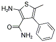 2-AMINO-5-METHYL-4-PHENYL-3-THIOPHENECARBOXAMIDE 结构式