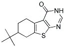 7-TERT-BUTYL-5,6,7,8-TETRAHYDRO-3H-BENZO[4,5]THIENO[2,3-D]PYRIMIDIN-4-ONE 结构式