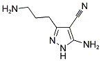 5-AMINO-3-(3-AMINOPROPYL)-1H-PYRAZOLE-4-CARBONITRILE 结构式