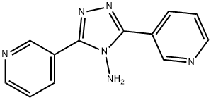 4-氨基-3,5-二-3-吡啶基-4H-1,2,4-三唑 结构式