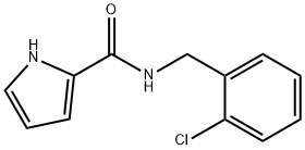 1H-PYRROLE-2-CARBOXYLIC ACID 2-CHLORO-BENZYLAMIDE 结构式