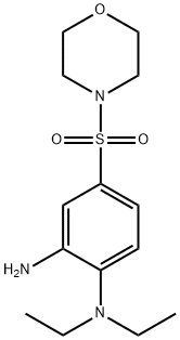 N1,N1-二乙基-4-(吗啉-4-磺酰基)-苯-1,2-二胺 结构式