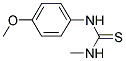 N-(4-METHOXYPHENYL)-N'-METHYLTHIOUREA 结构式
