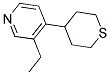 3-Ethyl-4-(tetrahydro-thiopyran-4-yl)-pyridine 结构式