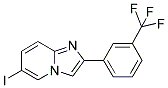 6-IODO-2-[3-(TRIFLUOROMETHYL)PHENYL]IMIDAZO[1,2-A]PYRIDINE 结构式