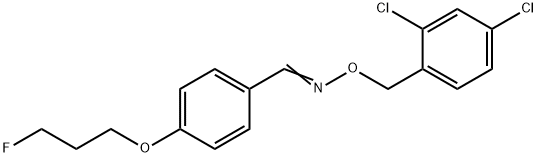 4-(3-FLUOROPROPOXY)BENZENECARBALDEHYDE O-(2,4-DICHLOROBENZYL)OXIME 结构式