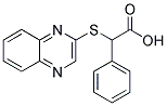 PHENYL(QUINOXALIN-2-YLTHIO)ACETIC ACID 结构式