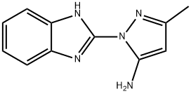 1-(1H-苯并[D]咪唑-2-基)-3-甲基-1H-吡唑-5-胺 结构式