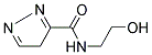 4H-PYRAZOLE-3-CARBOXYLIC ACID (2-HYDROXY-ETHYL)-AMIDE 结构式