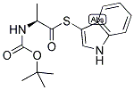 BOC-L-ALANINE 3-THIOINDOXYL ESTER 结构式