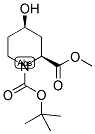 (2S,4R)-N-BOC-4-HYDROXY PIPERIDINE-2-CARBOXYLIC ACID METHYL ESTER 结构式