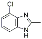 4-CHLORO-2-METHYL-1H-1,3-BENZIMIDAZOLE 结构式