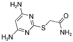 2-[(4,6-DIAMINOPYRIMIDIN-2-YL)THIO]ACETAMIDE 结构式