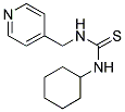 (CYCLOHEXYLAMINO)((4-PYRIDYLMETHYL)AMINO)METHANE-1-THIONE 结构式