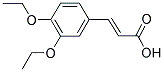 (2E)-3-(3,4-Diethoxyphenyl)acrylic acid 结构式