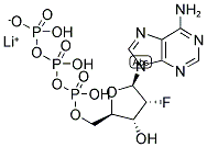 2'-FLUORO-2'-DEOXYADENOSINE-5'-TRIPHOSPHATE LITHIUM SALT 结构式