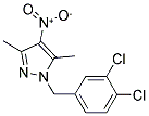 1-(3,4-DICHLORO-BENZYL)-3,5-DIMETHYL-4-NITRO-1H-PYRAZOLE 结构式